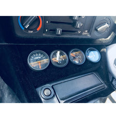 Držiak prídavných budíkov BMW E30 – konzola 3x 52mm (VDO)