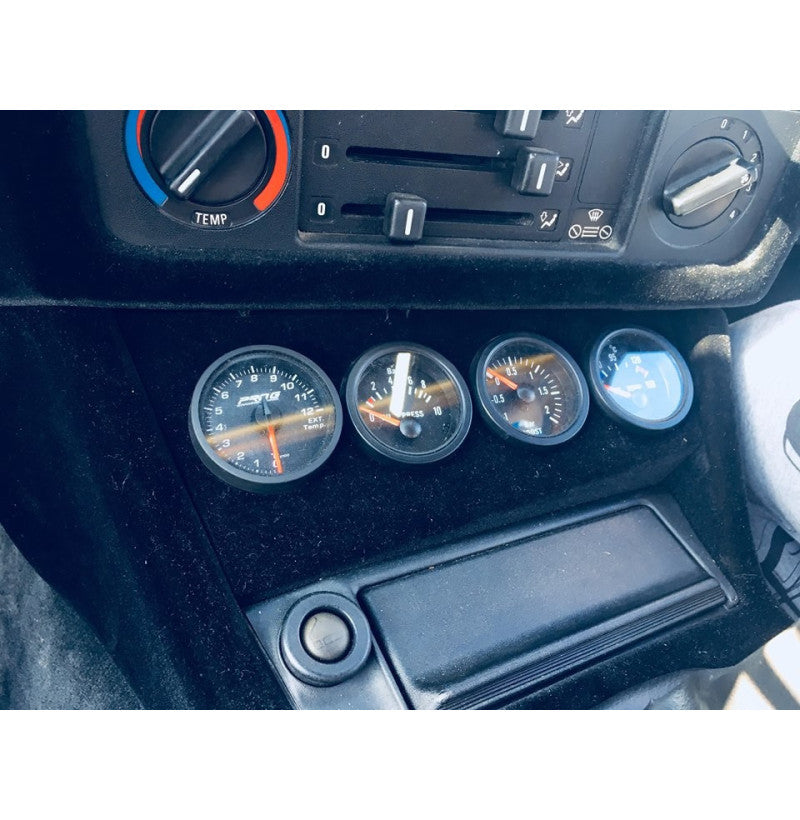 Držiak prídavných budíkov BMW E30 – konzola 3x 52mm (VDO)