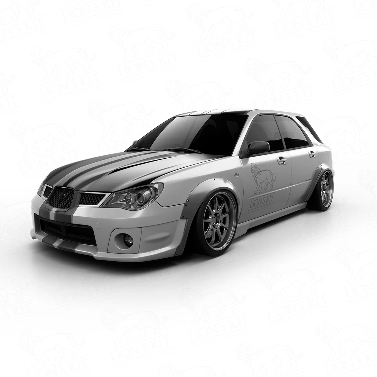 Rozšírenia predných blatníkov Subaru Impreza II Hawkeye GD/GG Sedan/Wagon +50 mm