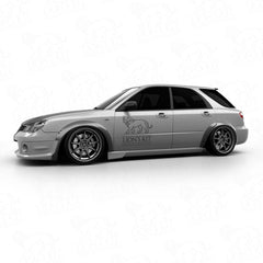 Rozšírenia predných blatníkov Subaru Impreza II Hawkeye GD/GG Sedan/Wagon +50 mm