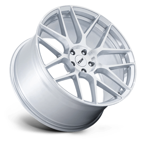 TSW Lasarthe TW002 20X9 5X112 ET45 Gloss Silver Machined