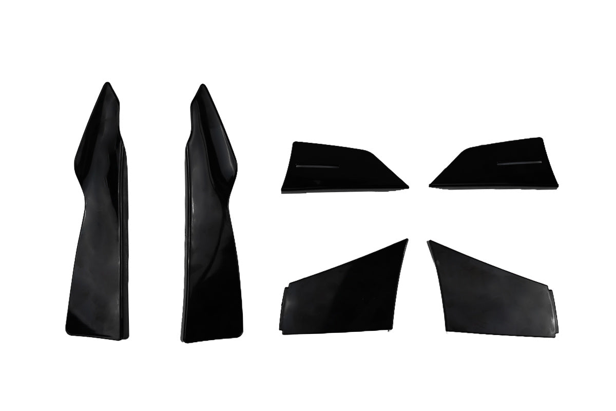 Canards (splitter krídla) BMW 3 F80 M3 / BMW 4 F82 M4 / F83 M4 – čierne ABS