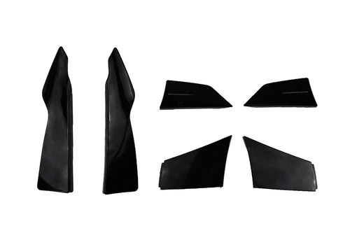 Canards (splitter krídla) BMW 3 F80 M3 / BMW 4 F82 M4 / F83 M4 – čierne ABS