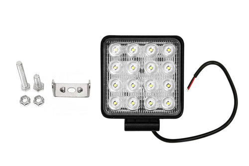 LED pracovné svetlo 48W, IP67, 6000K, 30° – pre off-road, poľnohospodárske a stavebné stroje
