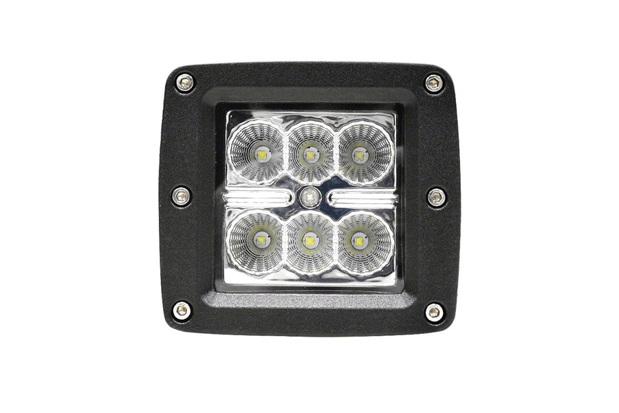 LED pracovné svetlo 18W, IP67, 6000K, 60° – pre off-road, poľnohospodárske a stavebné stroje