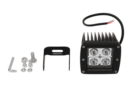 LED pracovné svetlo 20W, IP67, 6000K – pre off-road, poľnohospodárske a stavebné stroje