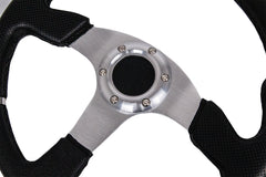 Športový volant Pro 350 mm – čierna koža, offset 0 mm
