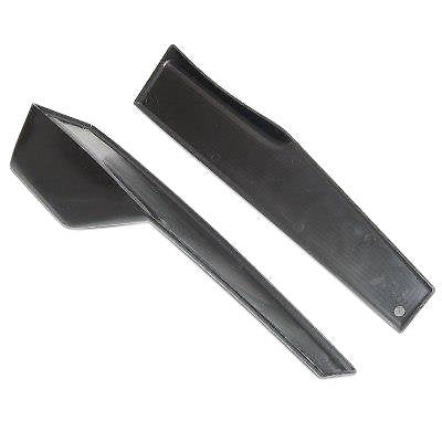 Univerzálne bočné prahy – Canard Diffuser Type 2, čierne PP (sada 2 kusov, 45 cm)