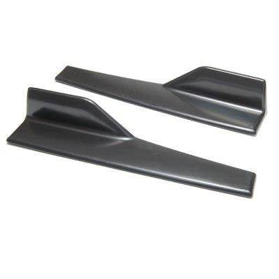 Univerzálne bočné prahy – Canard Diffuser Type 2, čierne PP (sada 2 kusov, 45 cm)