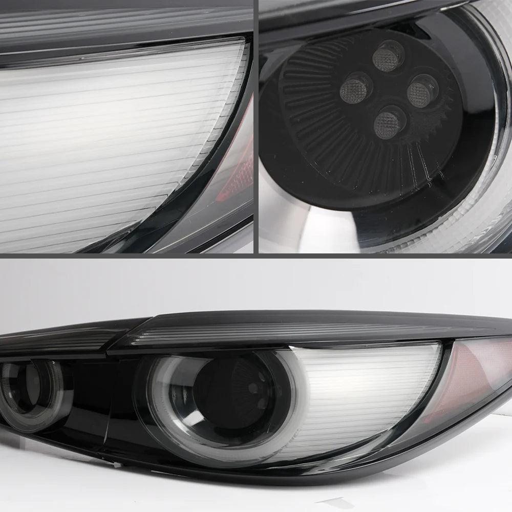 Tuning zadné LED svetlá Mazda 3 Sedan (2014–2018) sekvenčné