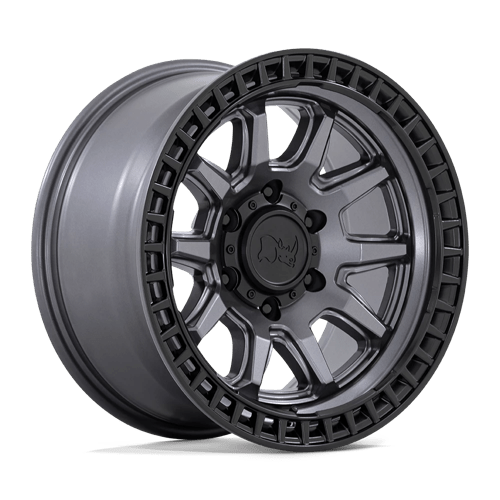 Black Rhino Calico 17X8.5 5X120 ET34 Matte Gunmetal / Black Lip