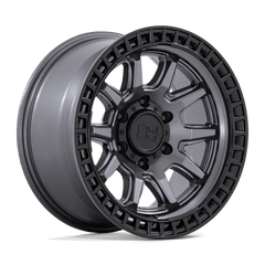 Black Rhino Calico 17X8.5 5X120 ET34 Matte Gunmetal / Black Lip