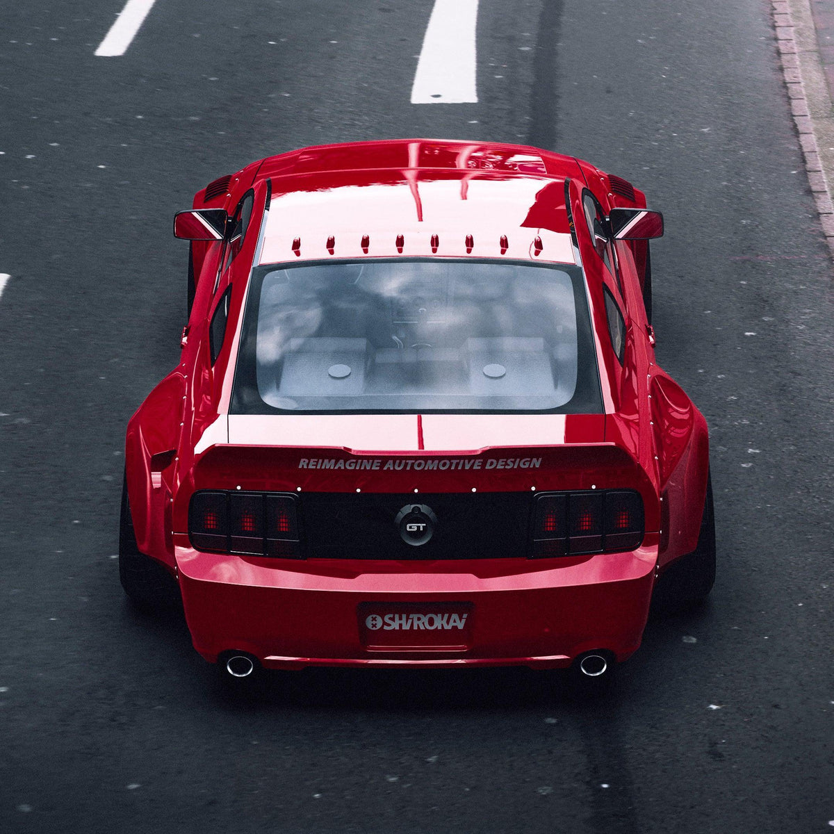 SHIROKAI Widebody Kit – Ford Mustang S197 Pre-Facelift (2005 – 2009)