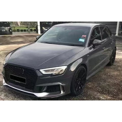 Predný Nárazník Audi A3 8V Facelift (2016-2018) Hatchback / Sportback - RS3 Brilliant Black Design