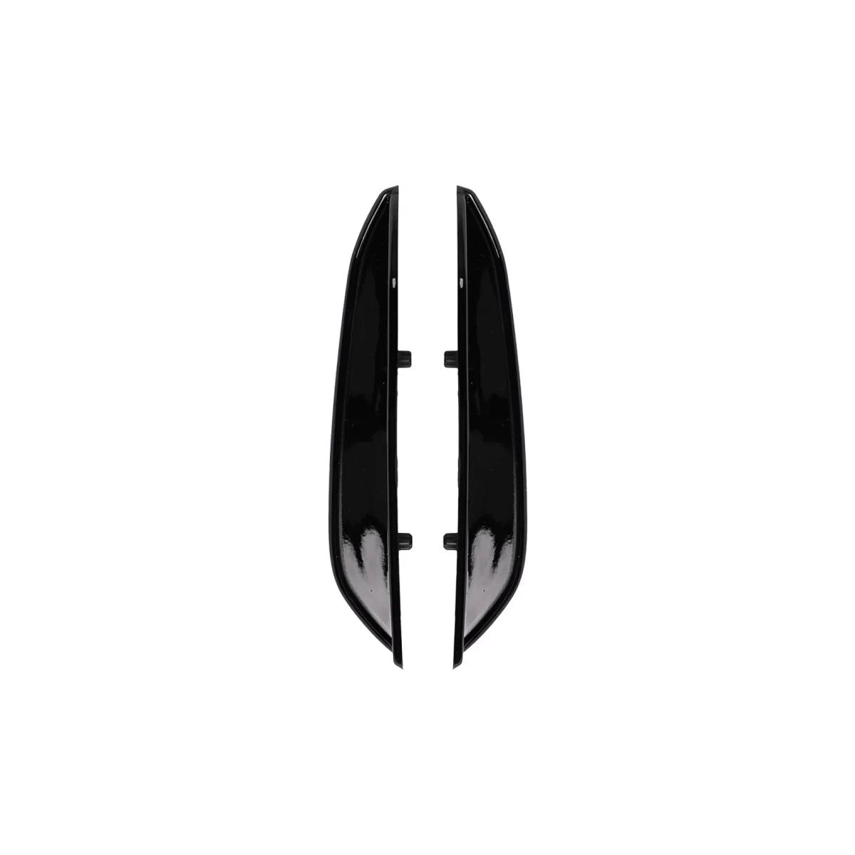 Predné klapky nárazníka / Bočné finy pre Mercedes A-Class W177 / V177 (2018–2022) – A35 Design Black Edition