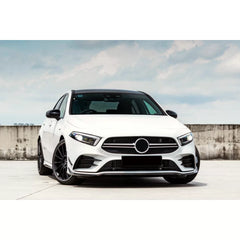 Predné lízatko nárazníka A35 Black Edition pre Mercedes A W177 / V177 (7-dielne)