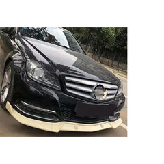 Predné lízatko nárazníka pre Mercedes C-Class W204 / S204 / C204 Facelift (2011–2015) – Piano Black