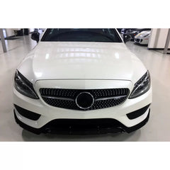 Predné lízatko nárazníka pre Mercedes C-Class W205 / S205 / C205 / A205 (2014–2019) – Piano Black