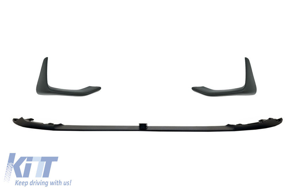 Predný splitter lip + bočné splittery (flaps) pre BMW M3 F80 / M4 F82 F83 (2014–2019)