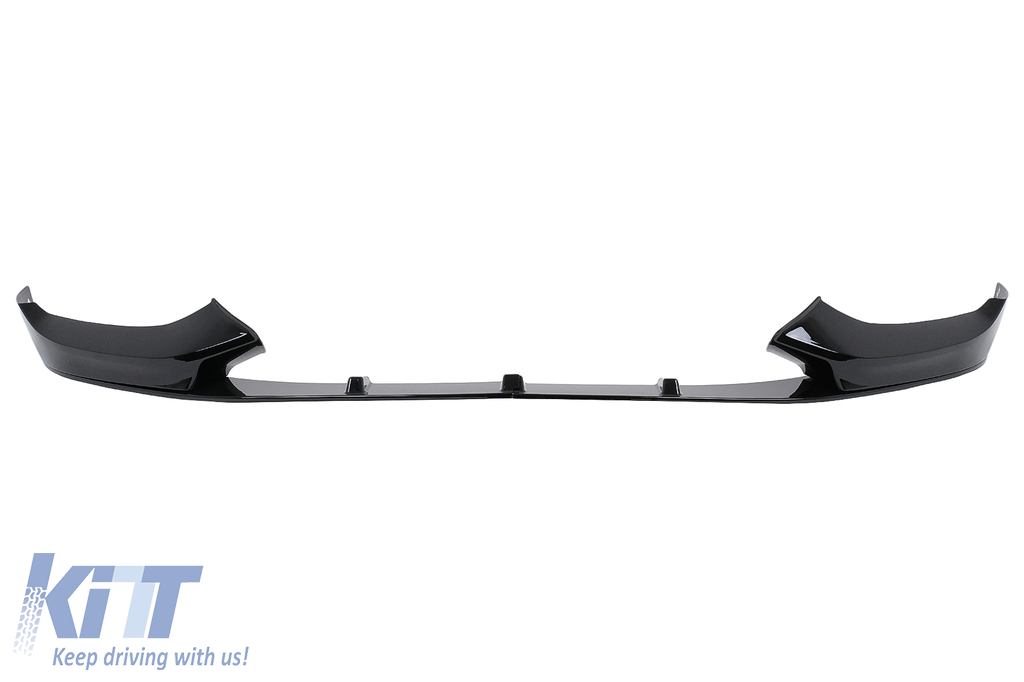 Front splitter lip M Sport Piano Black for BMW 1 Series F20 F21 LCI (2015–2019)