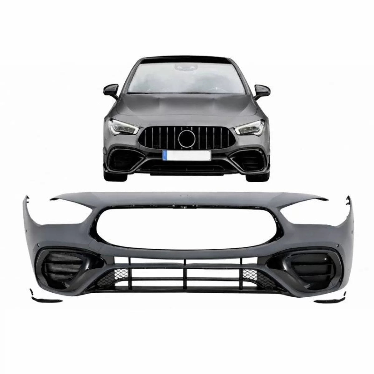 Predný nárazník CLA 45 AMG Look pre Mercedes CLA C118 / X118 (2019–2026)