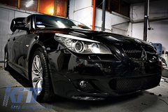 Front bumper M-Tech for BMW 5 Series E60 E61 2003–2007 (PDC 24mm, SRA, fog lights)
