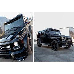 Spodné lízatko predného nárazníka s LED DRL pre Mercedes G-Class W463 (1989–2017)