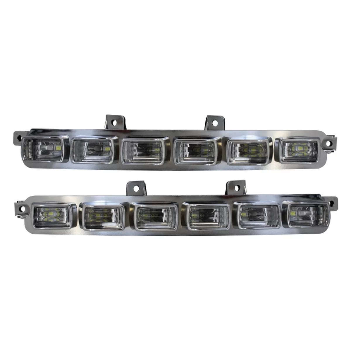 Spodné lízatko predného nárazníka s LED DRL pre Mercedes G-Class W463 (1989–2017)
