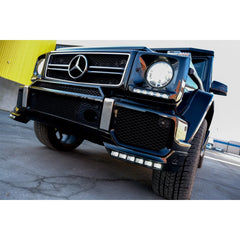 Spodné lízatko predného nárazníka s LED DRL pre Mercedes G-Class W463 (1989–2017)
