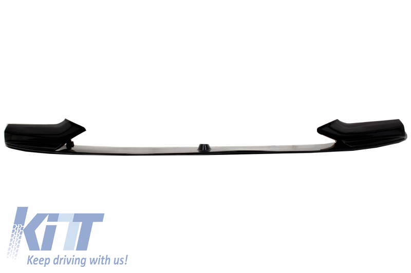 Predný spoiler lip M Design Piano Black pre BMW radu 5 F10 F11 (2011–2017)