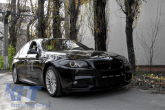 Predný spoiler lip M Design Piano Black pre BMW radu 5 F10 F11 (2011–2017)