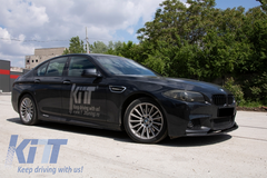 Predný spoiler lip M Design Piano Black pre BMW radu 5 F10 F11 (2011–2017)