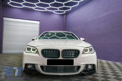 Predný spoiler lip M Design Piano Black pre BMW radu 5 F10 F11 (2011–2017)