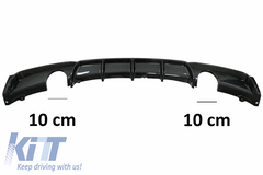 Predný splitter a zadný difúzor M Performance Carbon pre BMW radu 3 F30 F31 (2011+)