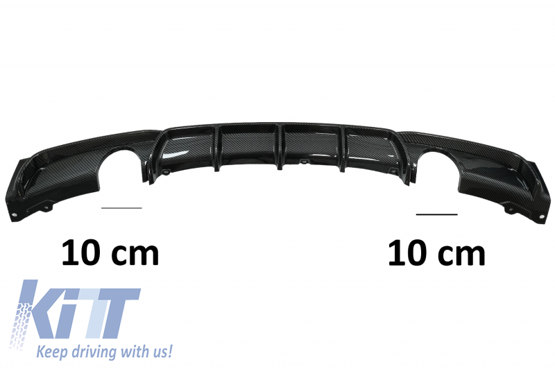 Predný splitter a zadný difúzor M Performance Carbon pre BMW radu 3 F30 F31 (2011+)