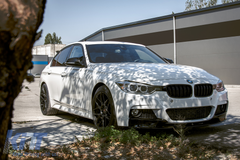 M Design Piano Black Front Spoiler for BMW 3 Series F30 F31 (2011+)
