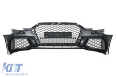 Front bumper Audi A3 8V Facelift (2016–2019) Sedan/Cabrio RS3 design Piano Black