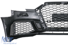 Front bumper Audi A3 8V Facelift (2016–2019) Sedan/Cabrio RS3 design Piano Black