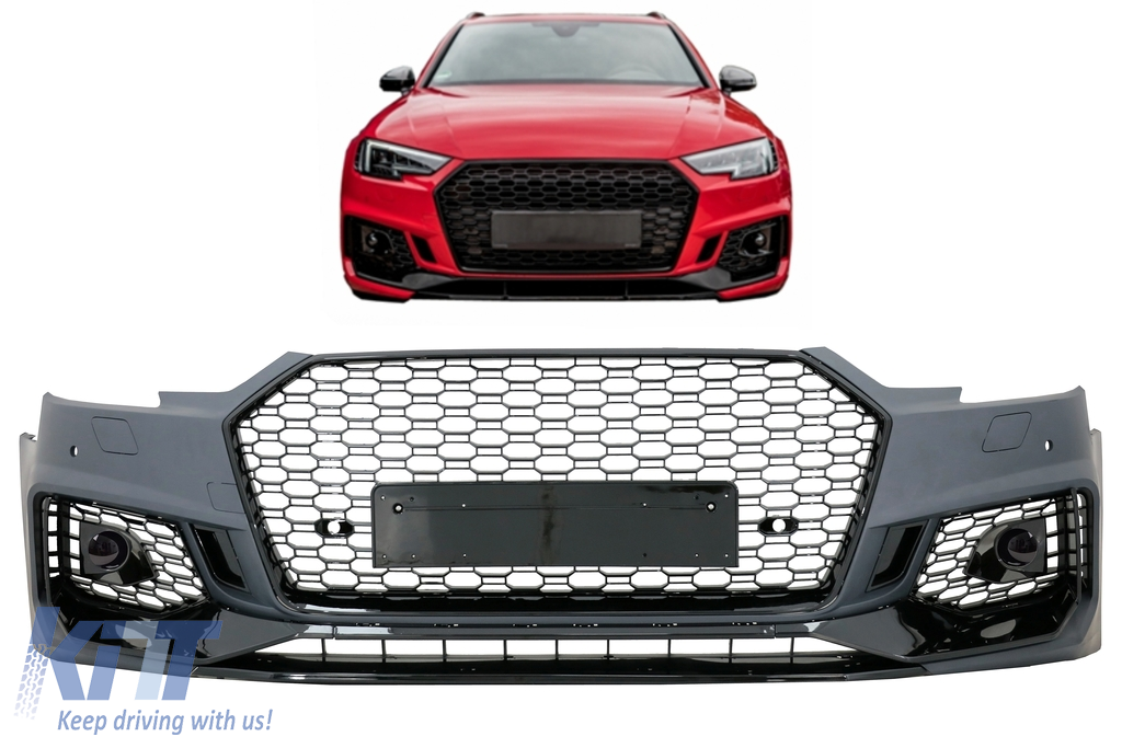 Front Bumper Audi A4 B9 8W (2016–2018) RS4 design