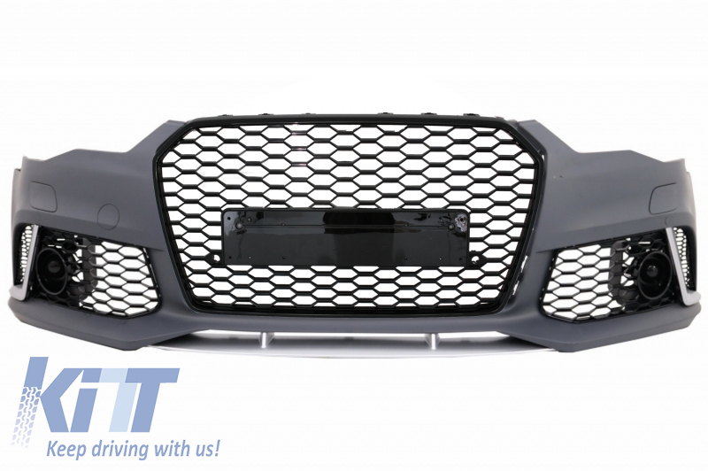 Front Bumper Audi A6 C7 4G Facelift (2015–2018) RS6 Design with Grille