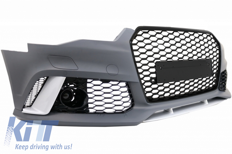 Front Bumper Audi A6 C7 4G Facelift (2015–2018) RS6 Design with Grille
