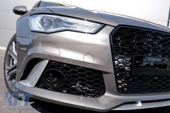Front Bumper Audi A6 C7 4G Facelift (2015–2018) RS6 Design with Grille