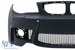 Front Bumper 1M Design for BMW 1 Series E81 E82 E87 E88 2004–2011 (PDC, SRA)