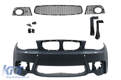Front Bumper 1M Design for BMW 1 Series E81 E82 E87 E88 2004–2011 (PDC, SRA)