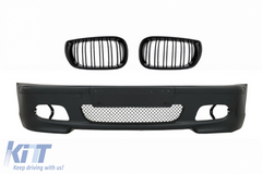 Predný nárazník M-Tech Look pre BMW radu 3 E46 Facelift Sedan Touring 2001–2004 s čiernymi mriežkami