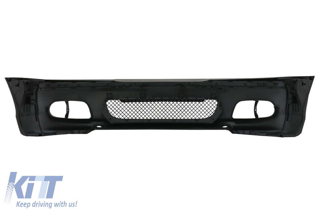 Front Bumper M-Tech Look for BMW 3 Series E46 Facelift Sedan Touring 2001–2004 with Black Grilles