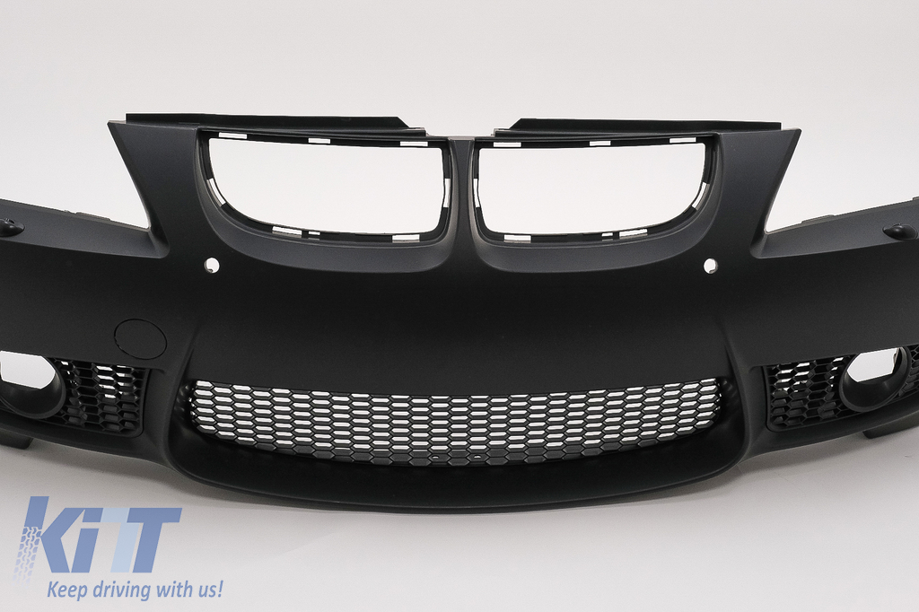Front Bumper M3 Design SRA PDC for BMW 3 Series E90 E91 (2004–2008)