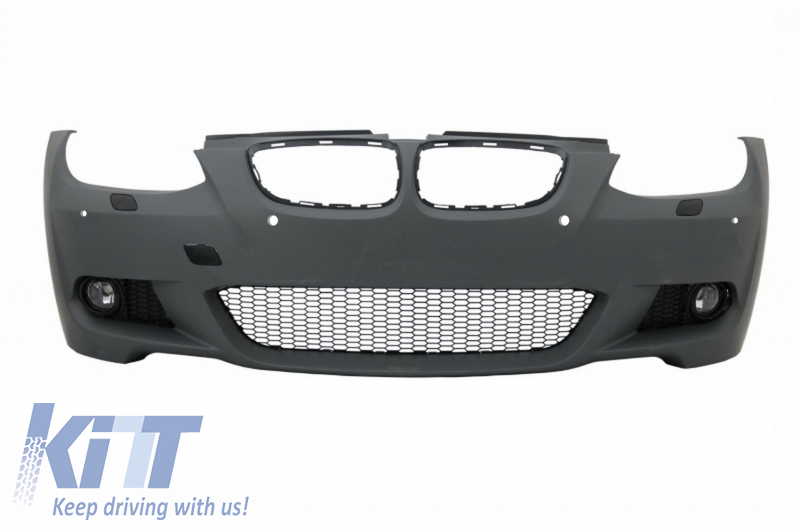 Predný nárazník M-Tech pre BMW radu 3 E92 E93 2006–2009 (PDC, SRA, splittery)
