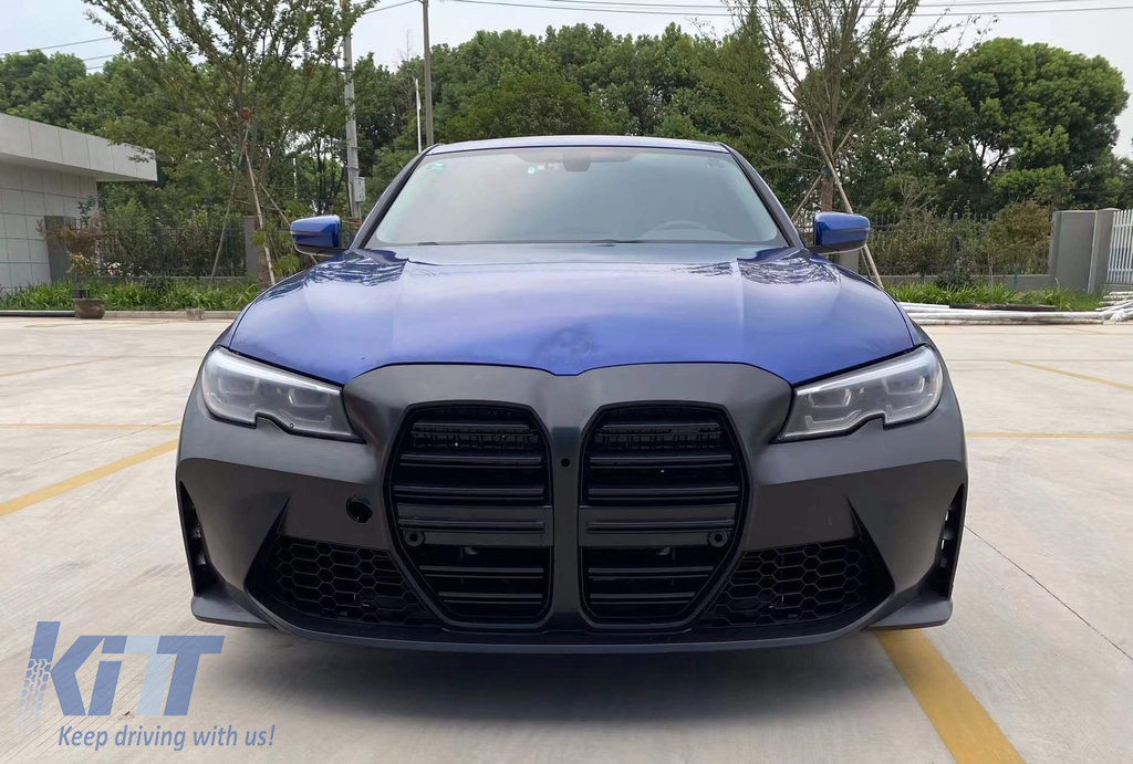Predný nárazník G80 M3 Design pre BMW radu 3 G20 G21 (2018+) Piano Black