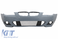 Front Bumper M-Tech for BMW 5 Series E60 E61 LCI 2007–2010 (PDC 18mm, without fog lights)